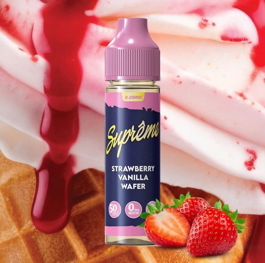 Suprême Strawberry Vanilla Wafer - E-CONE - 50ml 