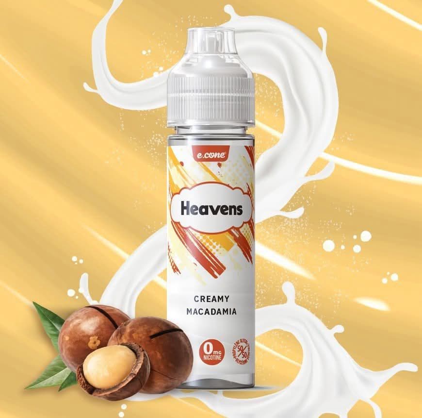 Heavens Creamy Macadamia - E-CONE - 50ml 